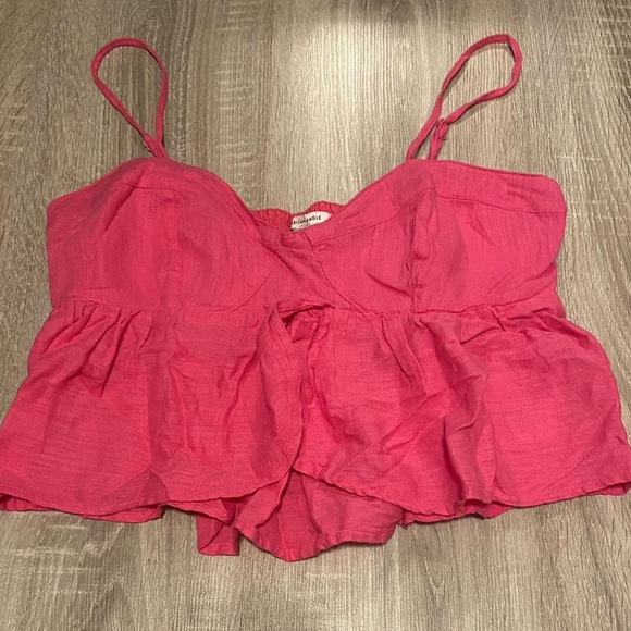 american eagle pink top - Picture 1 of 1